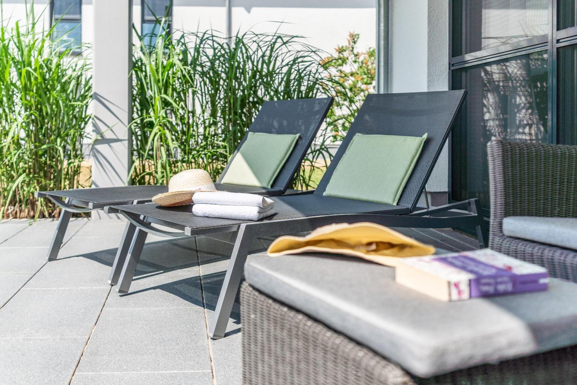 Terrassenwohnung "Inselhain" - Oase Am Haff Garz  エクステリア 写真